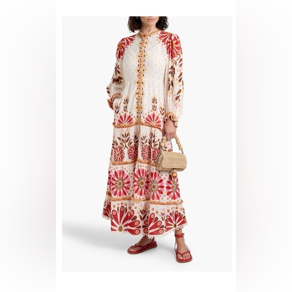 Farm Rio Dresses & Skirts - Farm Rio Ainika Flowers Maxi Dress NWT Size XL